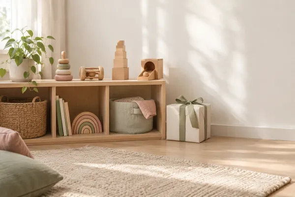 Dřevěné a Montessori hračky jako dárek: tipy podle věku od miminka po předškoláka