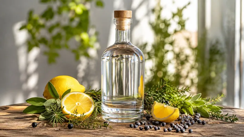 Craftový gin z malé palírny s bylinkami a citrusy - originální dárek pro muže