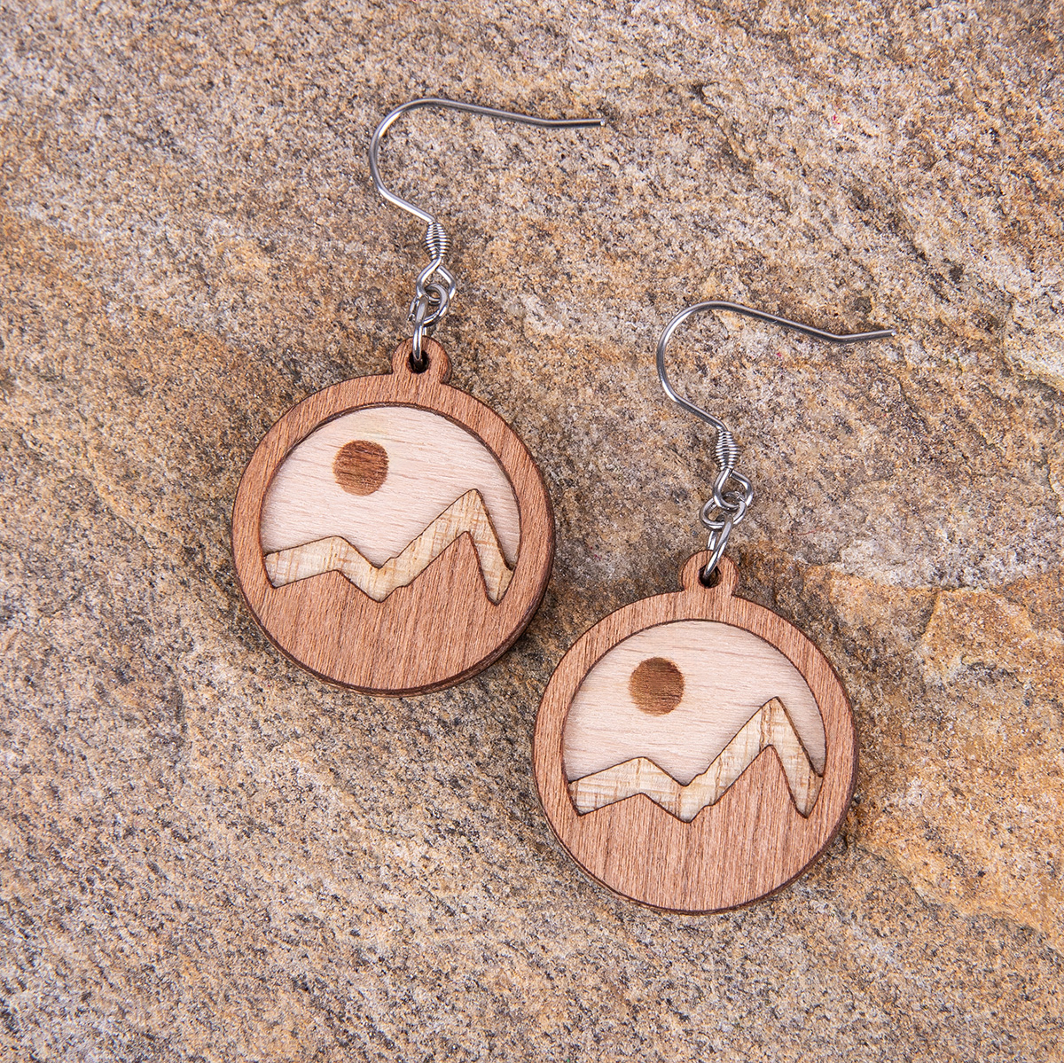 Dřevěné náušnice HOORAY - Cime Dřevěné náušnice HOORAY - Cime - Obrázek 3