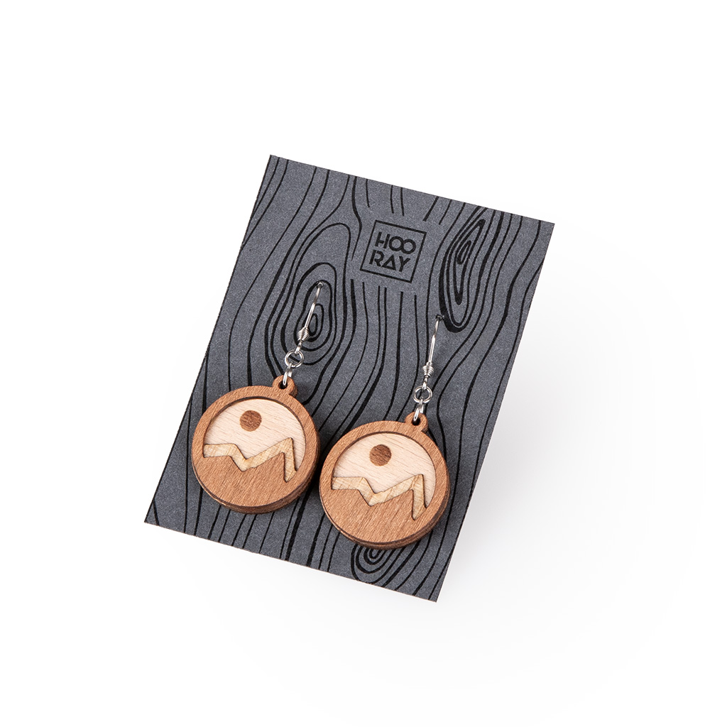 Dřevěné náušnice HOORAY - Cime Dřevěné náušnice HOORAY - Cime - Obrázek 5