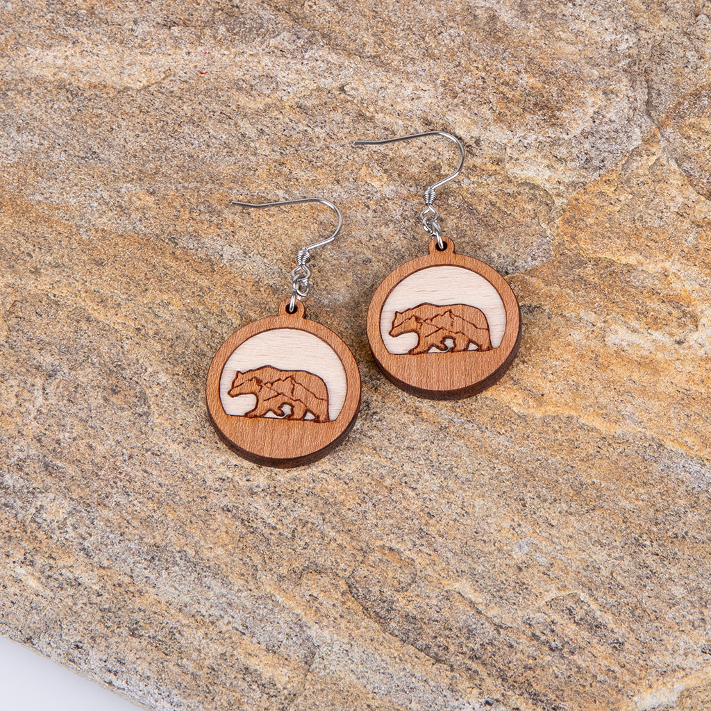 Dřevěné náušnice HOORAY - Orso Dřevěné náušnice HOORAY - Orso - Obrázek 4