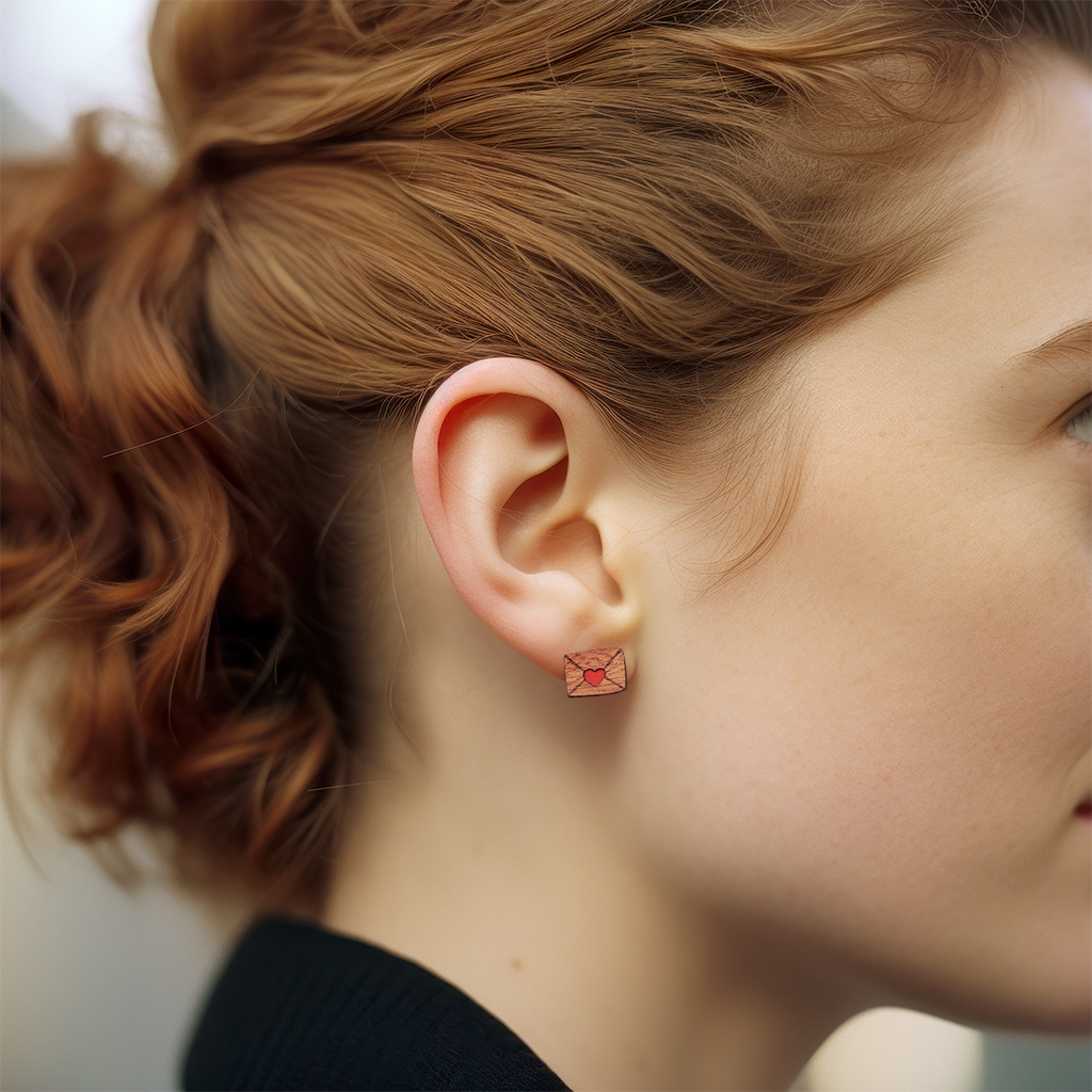 Dřevěné náušnice HOORAY - Sonetto Dřevěné náušnice HOORAY - Sonetto - Obrázek 2