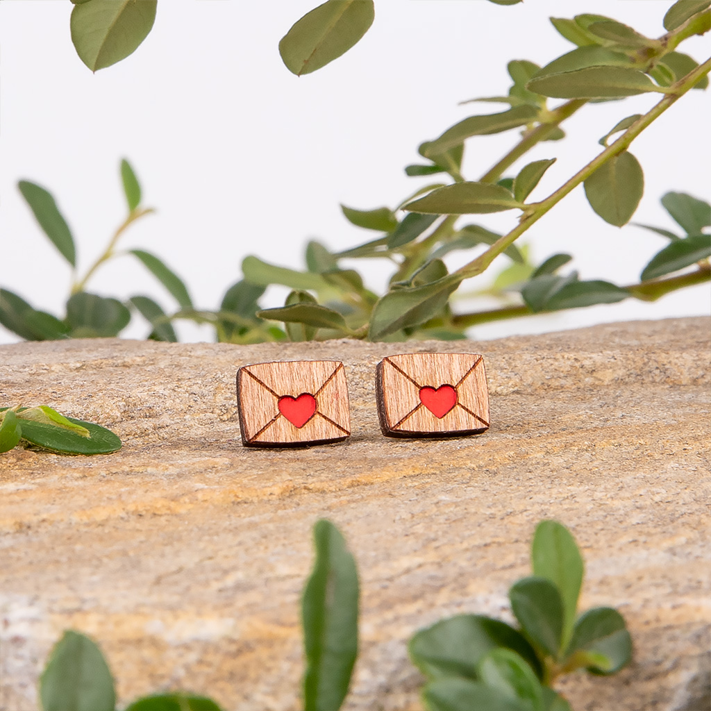 Dřevěné náušnice HOORAY - Sonetto Dřevěné náušnice HOORAY - Sonetto - Obrázek 4